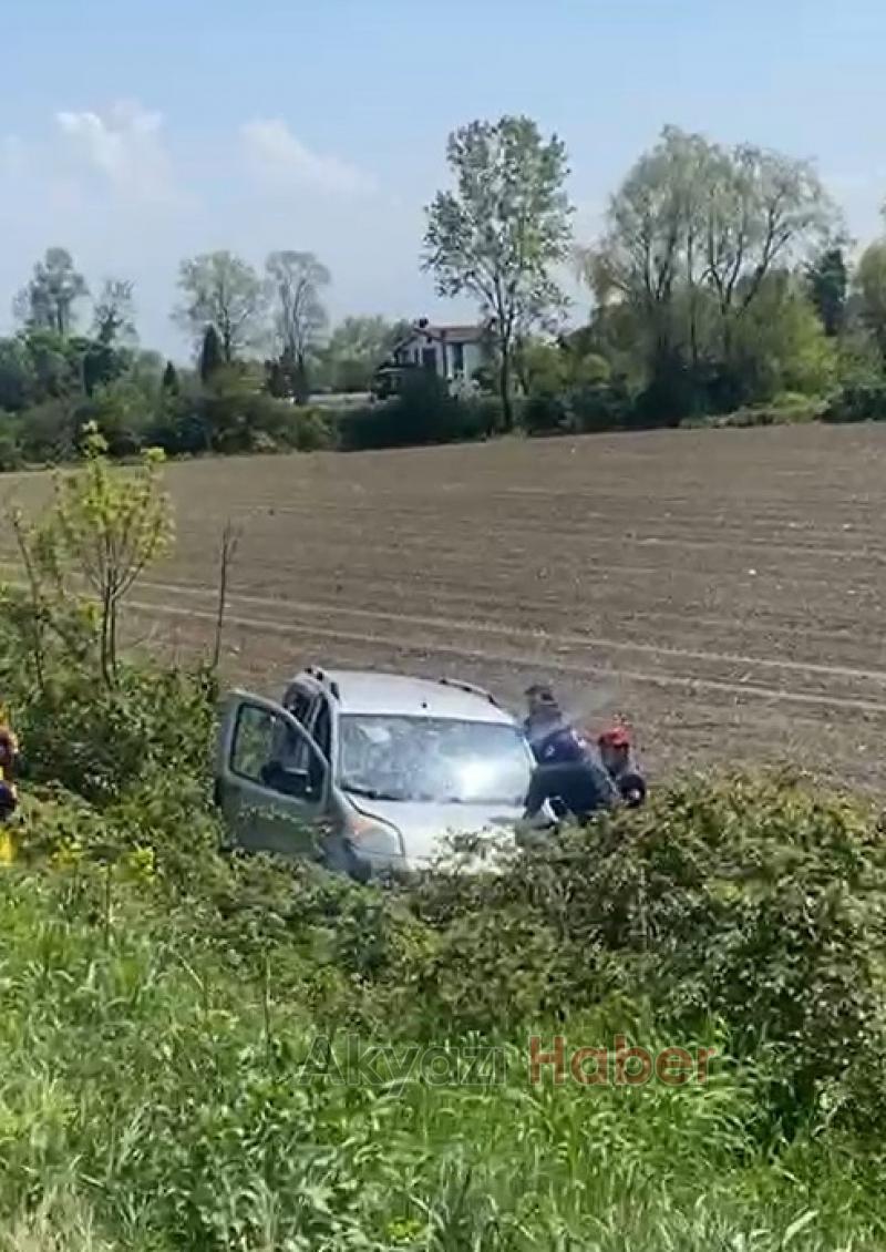 Çatalköprüde kaza 1 yaralı