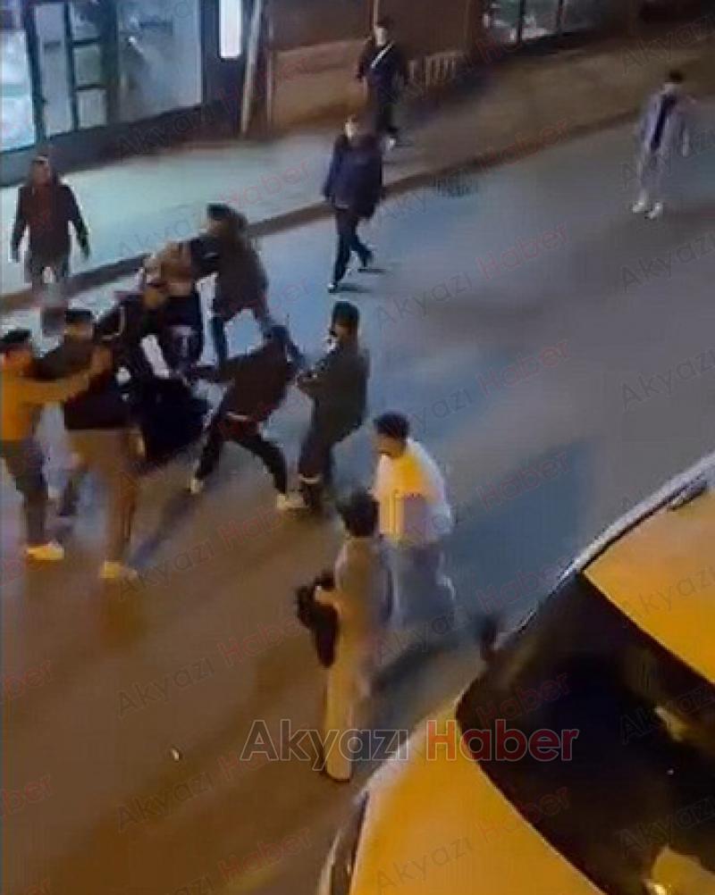 Cadde ortasında darp edildi