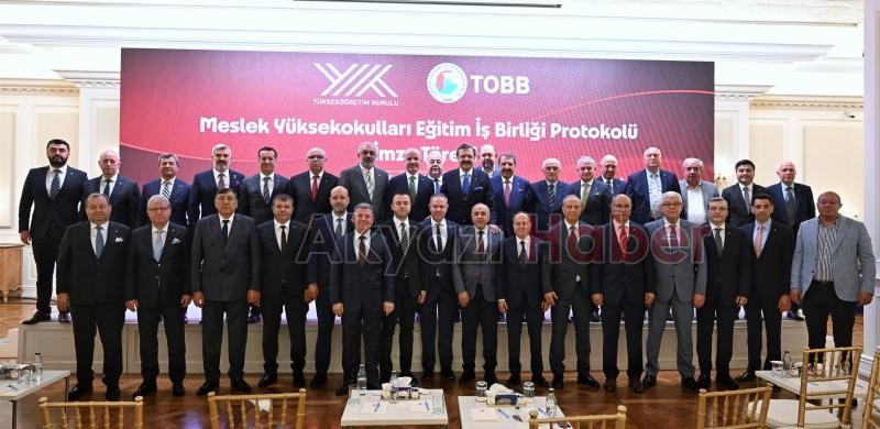 Meslek Yüksekokulları Eğitim İşbirliği Protokolü imzalandı