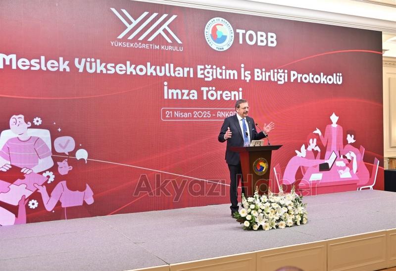Meslek Yüksekokulları Eğitim İşbirliği Protokolü imzalandı