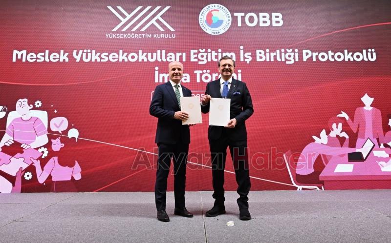 Meslek Yüksekokulları Eğitim İşbirliği Protokolü imzalandı