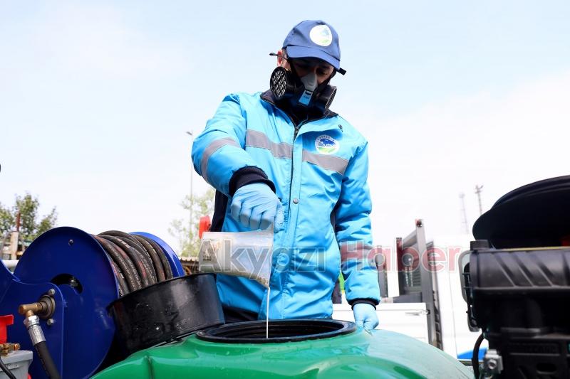 Sakarya'da haşereyle mücadele başladı