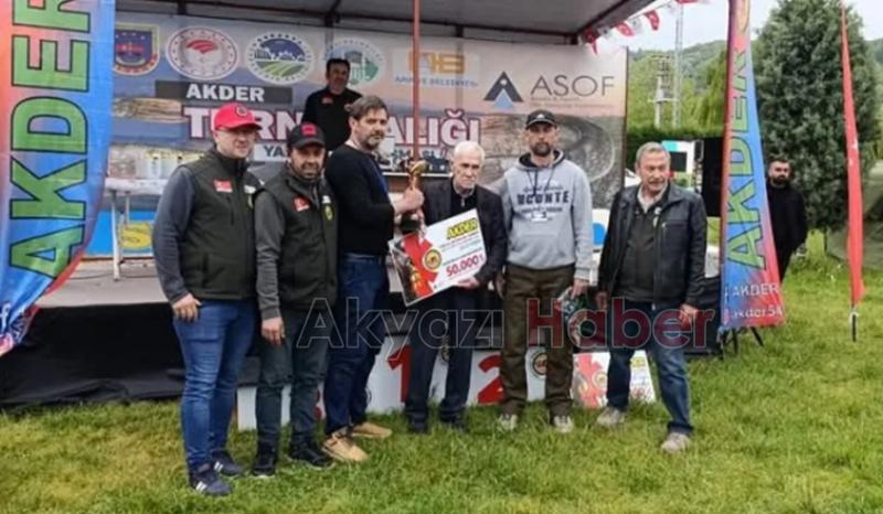 17. Ulusal Turna Balığı Yakalama Yarışması Sapanca'da yapıldı