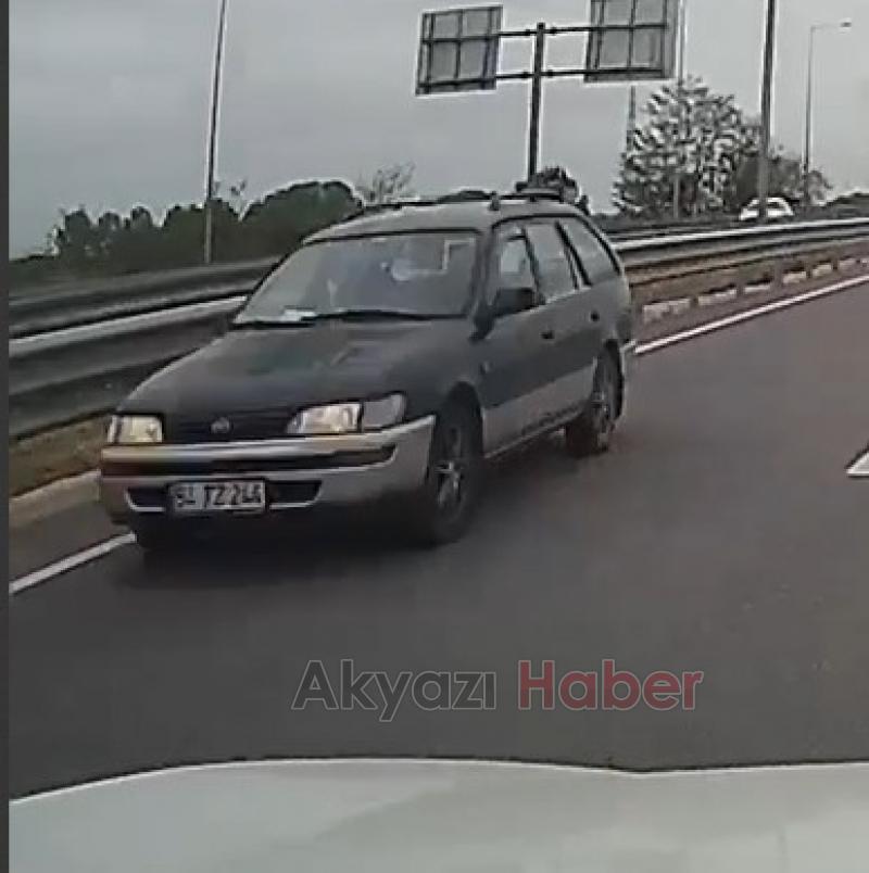 Görüntüler Yayınlanır Yayınlanmaz Jandarma Harekete Geçti: Ters Şerit Sürücüsüne Ağır Ceza