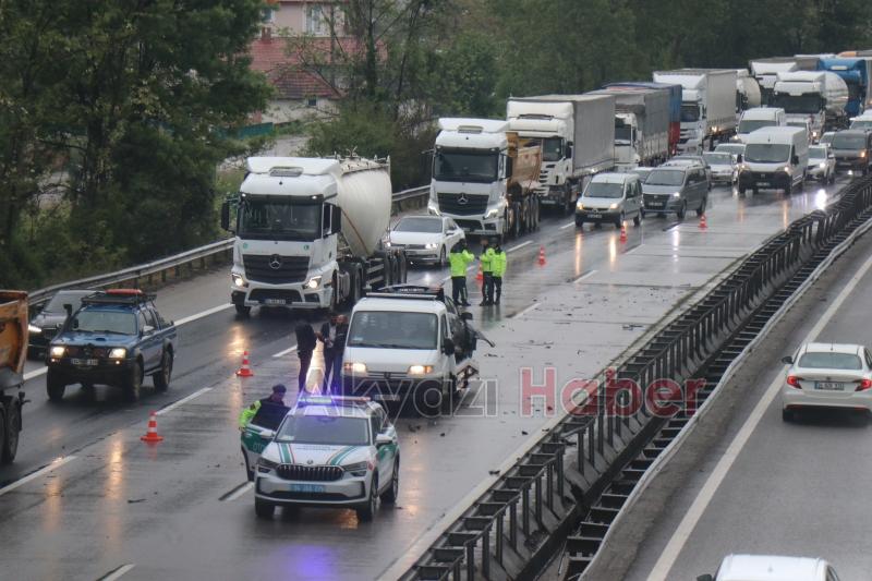 4 saatte 7 ayrı kaza meydana geldi