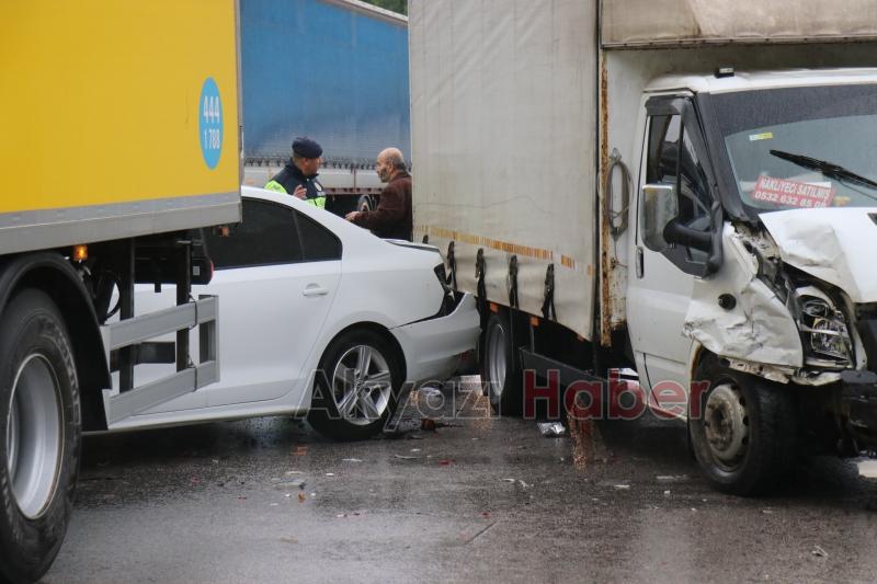 4 saatte 7 ayrı kaza meydana geldi