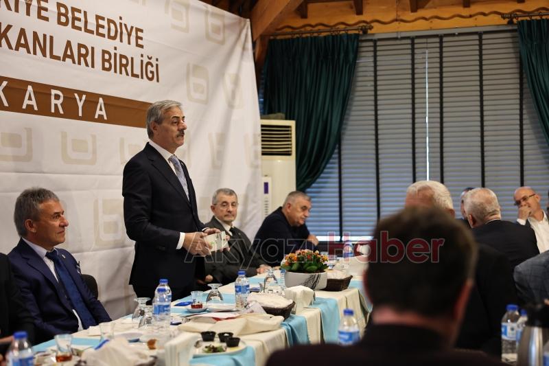 Sakarya Belediye Başkanları Birliği'nden anlamlı buluşma