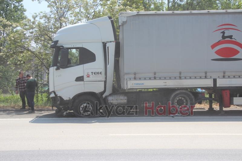 Otoyolun Akyazı kesiminde kaza
