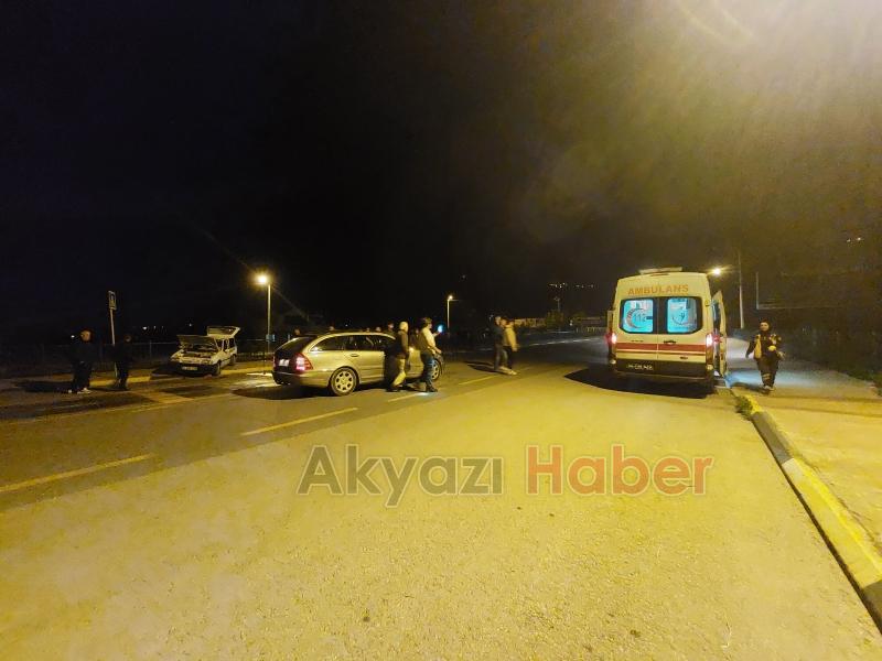 Pazarköy de U Dönüşü Kazaya Neden Oldu 2 Yaralı