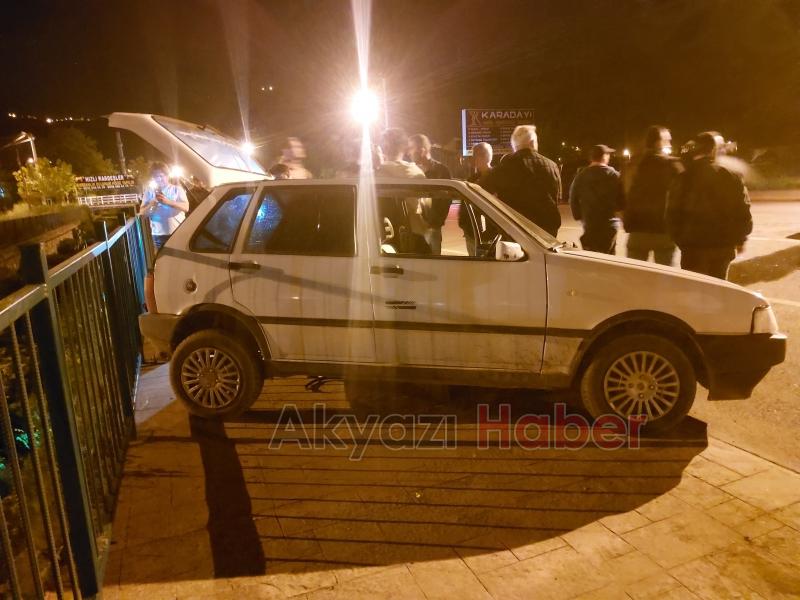 Pazarköy de U Dönüşü Kazaya Neden Oldu 2 Yaralı