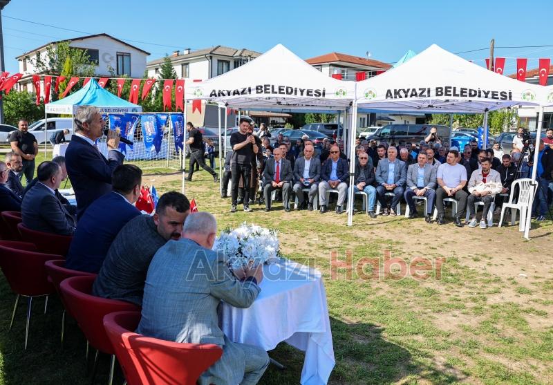 Yusuf Alemdar Akyazı’nın merkeziyle birlikte altyapısını yenileyeceğiz