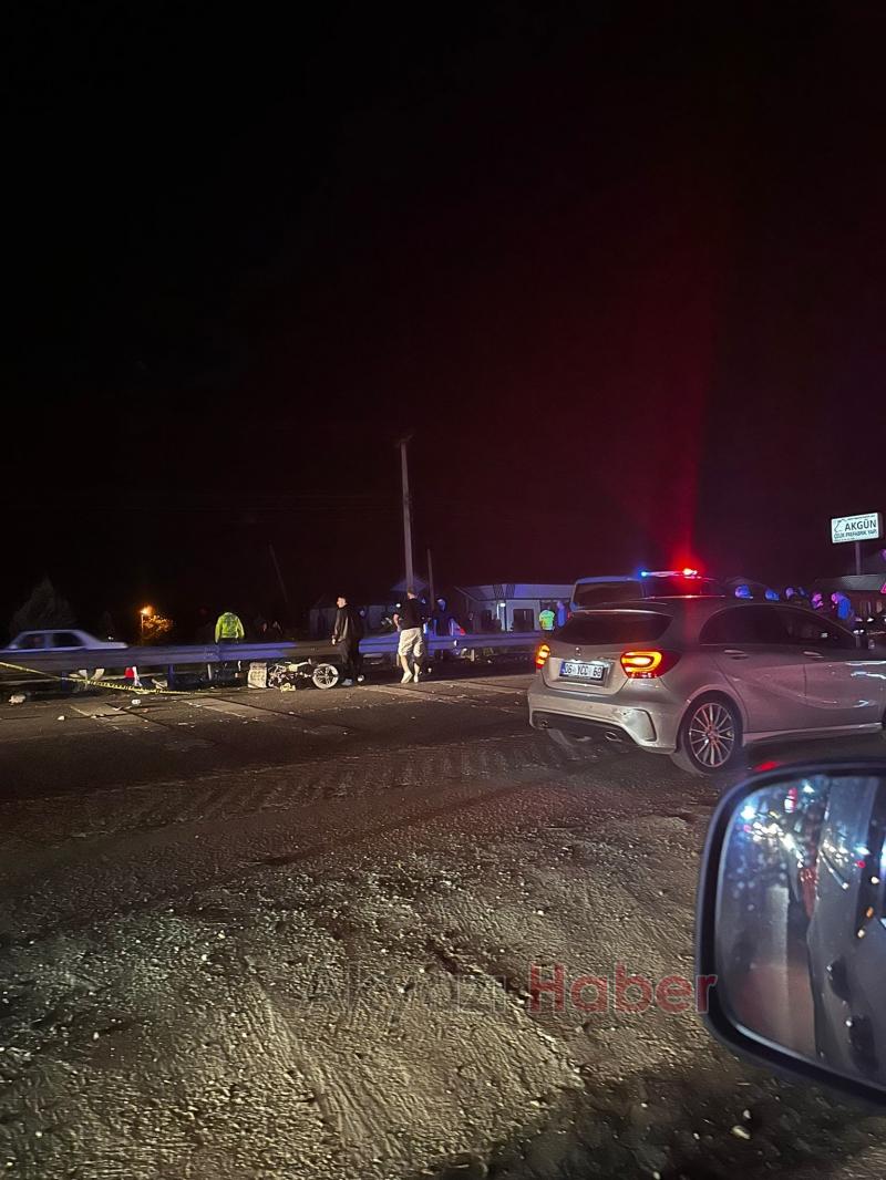Akyazılı genç feci kazada hayatını kaybetti