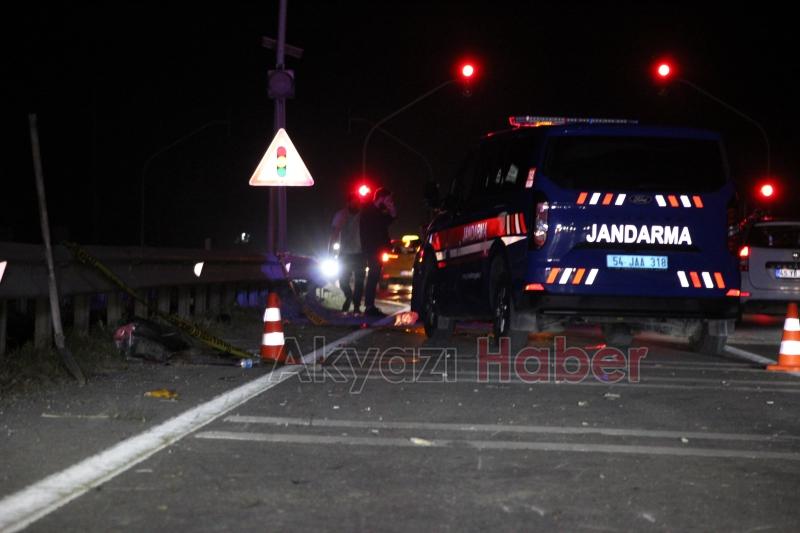 Akyazılı genç feci kazada hayatını kaybetti