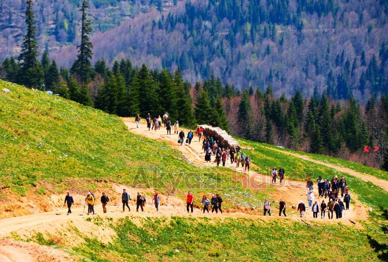 Doğa yürüyüşlerinde rota bu kez Dikmen Yaylası’ydı