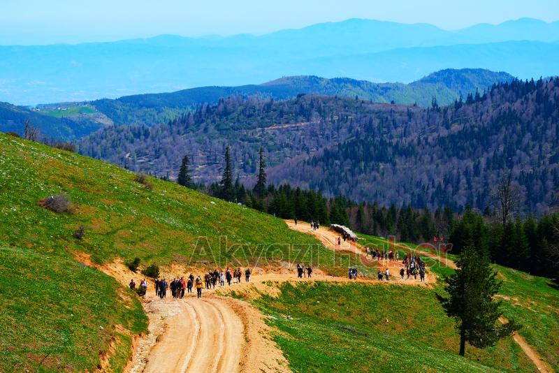 Doğa yürüyüşlerinde rota bu kez Dikmen Yaylası’ydı