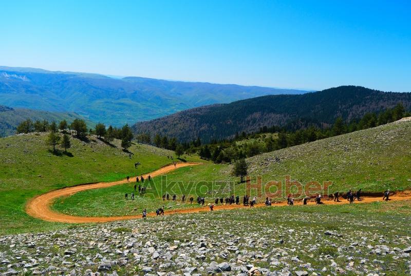 Doğa yürüyüşlerinde rota bu kez Dikmen Yaylası’ydı