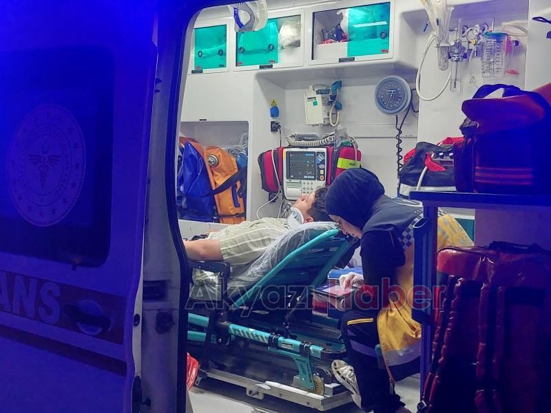 Caddede kaza: 3 yaralı