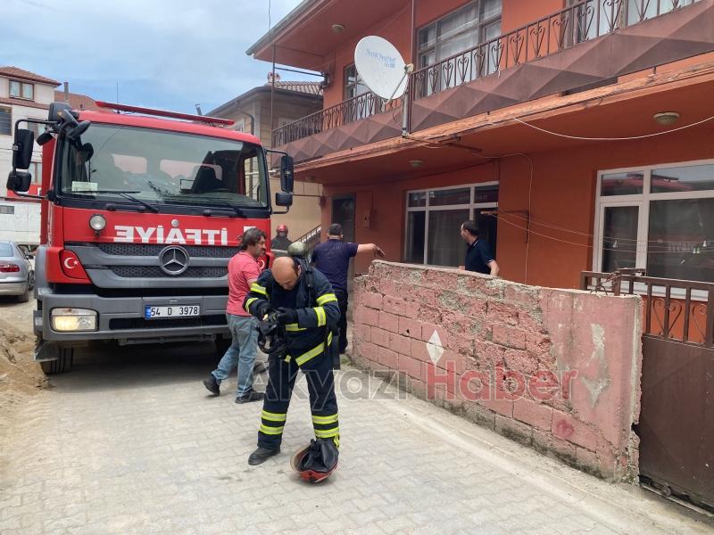 Çamaşır makinesi evi yakıyordu