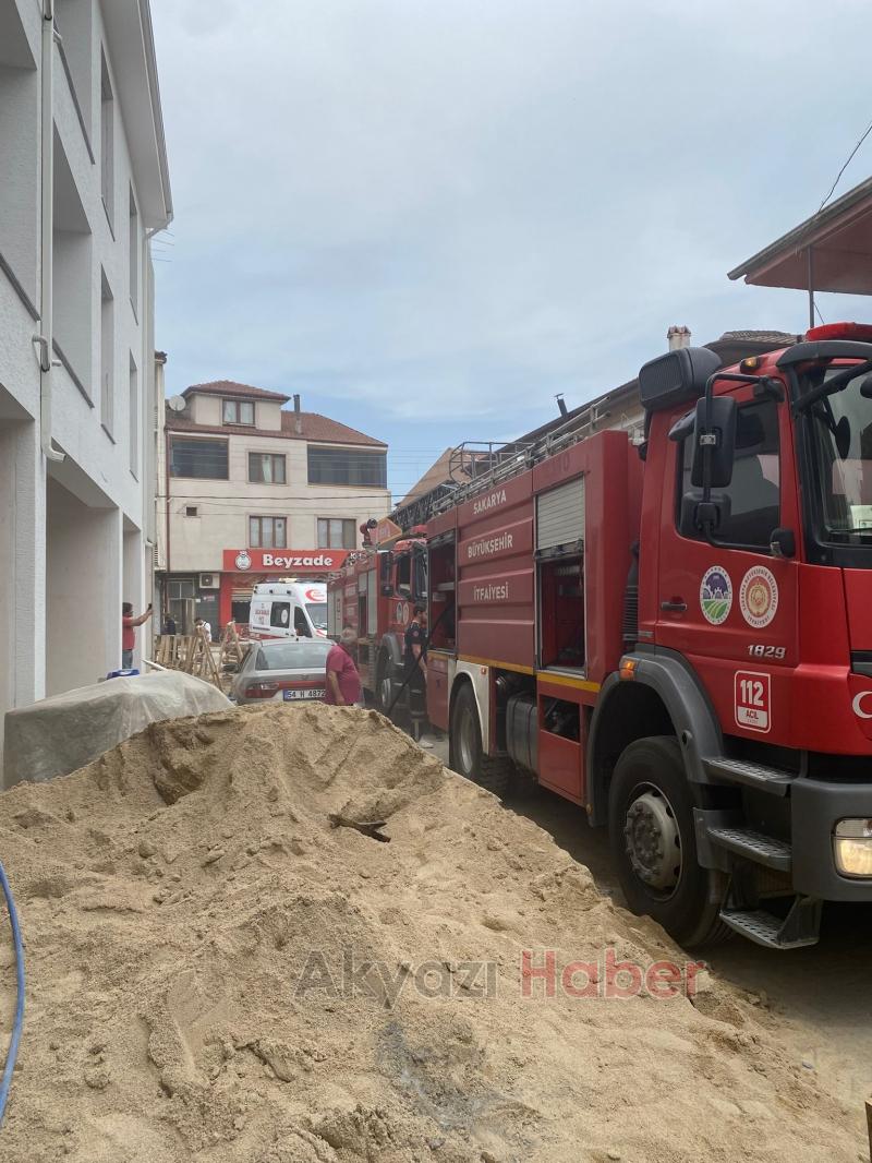 Çamaşır makinesi evi yakıyordu
