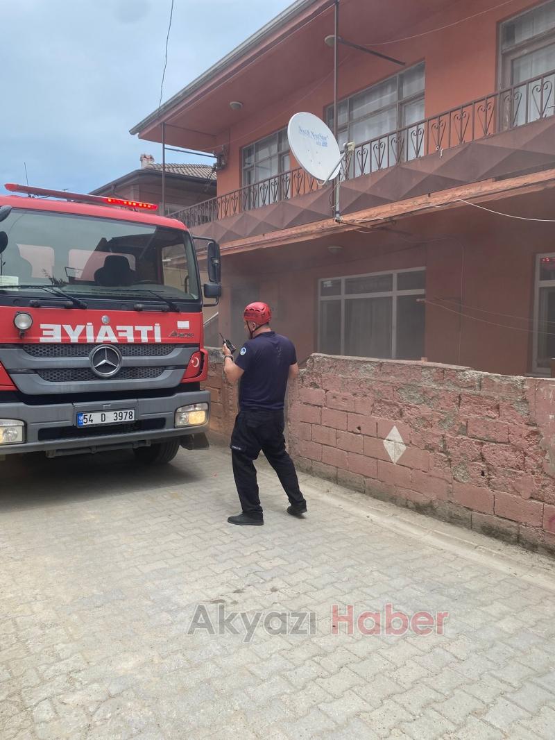 Çamaşır makinesi evi yakıyordu