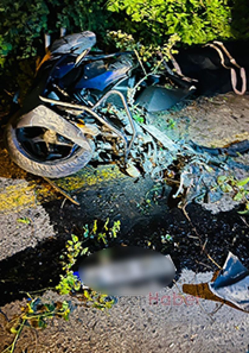 Sipariş götüren moto kurye kazada öldü