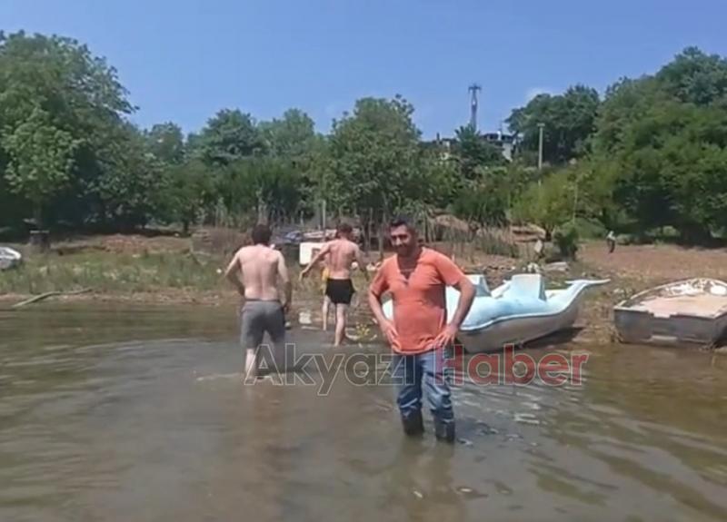 Sapanca Gölü'nde faciadan dönüldü, 3 genci jandarma bot timi kurtardı