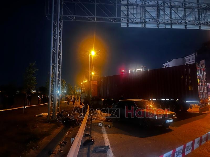 54 plakalı otomobilin karıştığı kaza: 1 ölü, 2 yaralı