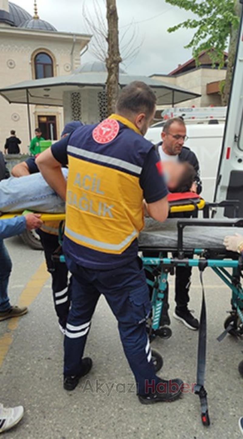 Ada Caddesinde kaza 1 yaralı