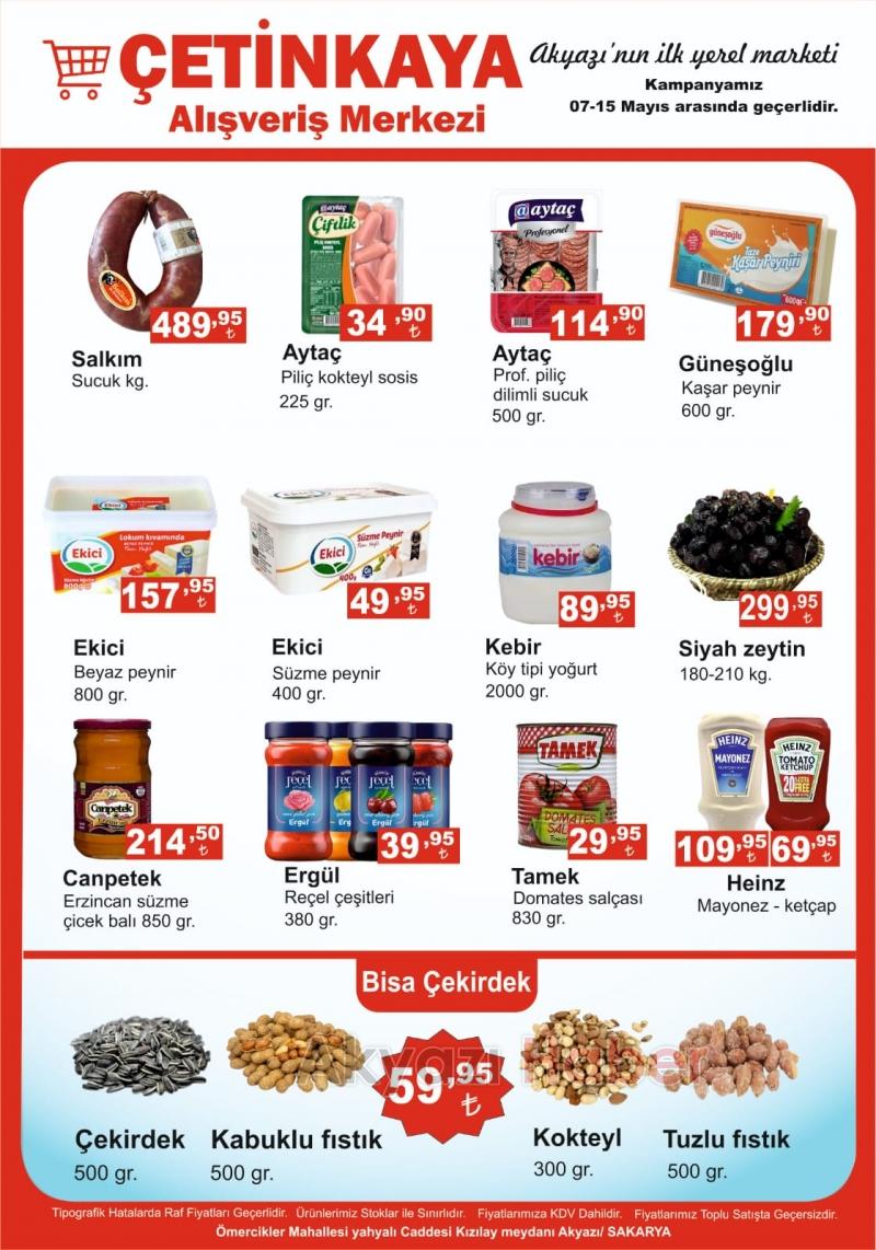 HER ÇARŞAMBA ÇETİNKAYA’DA HALK GÜNÜ