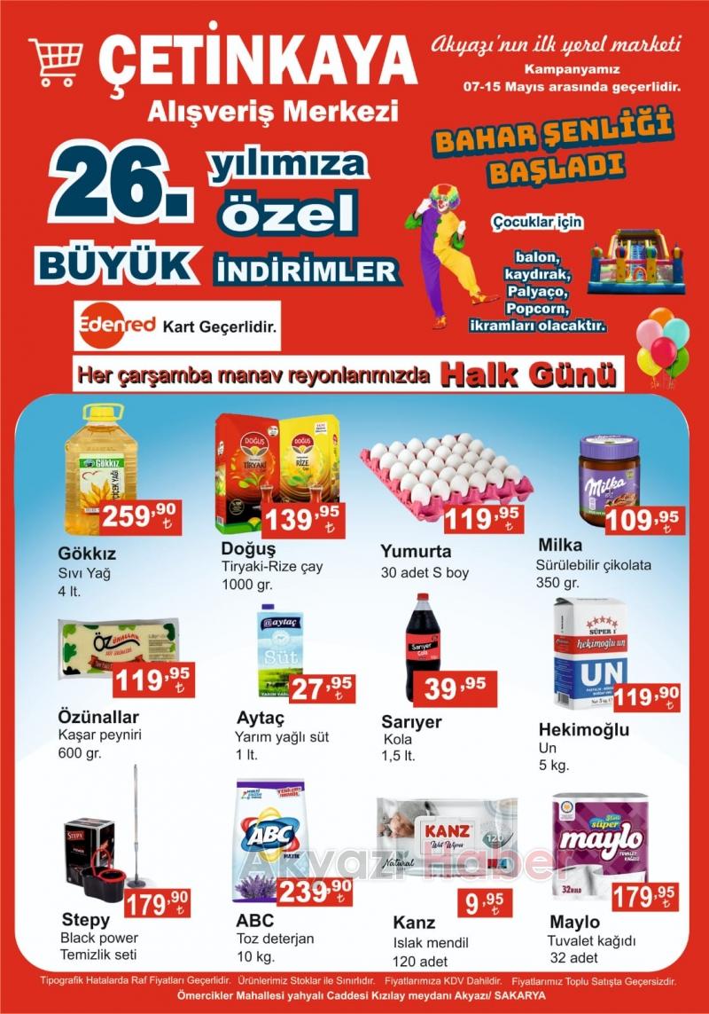 HER ÇARŞAMBA ÇETİNKAYA’DA HALK GÜNÜ