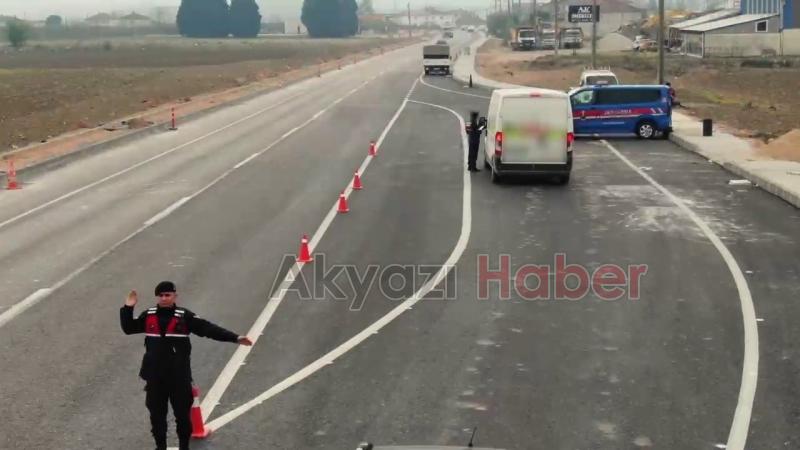 Sakarya da jandarmadan firarilere operasyon