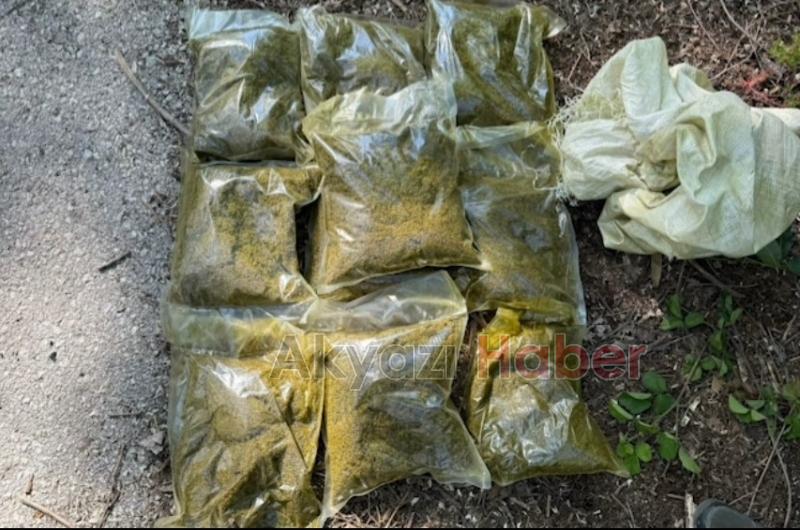 Polis zuladaki 19 kilo uyuşturucuyu böyle buldu