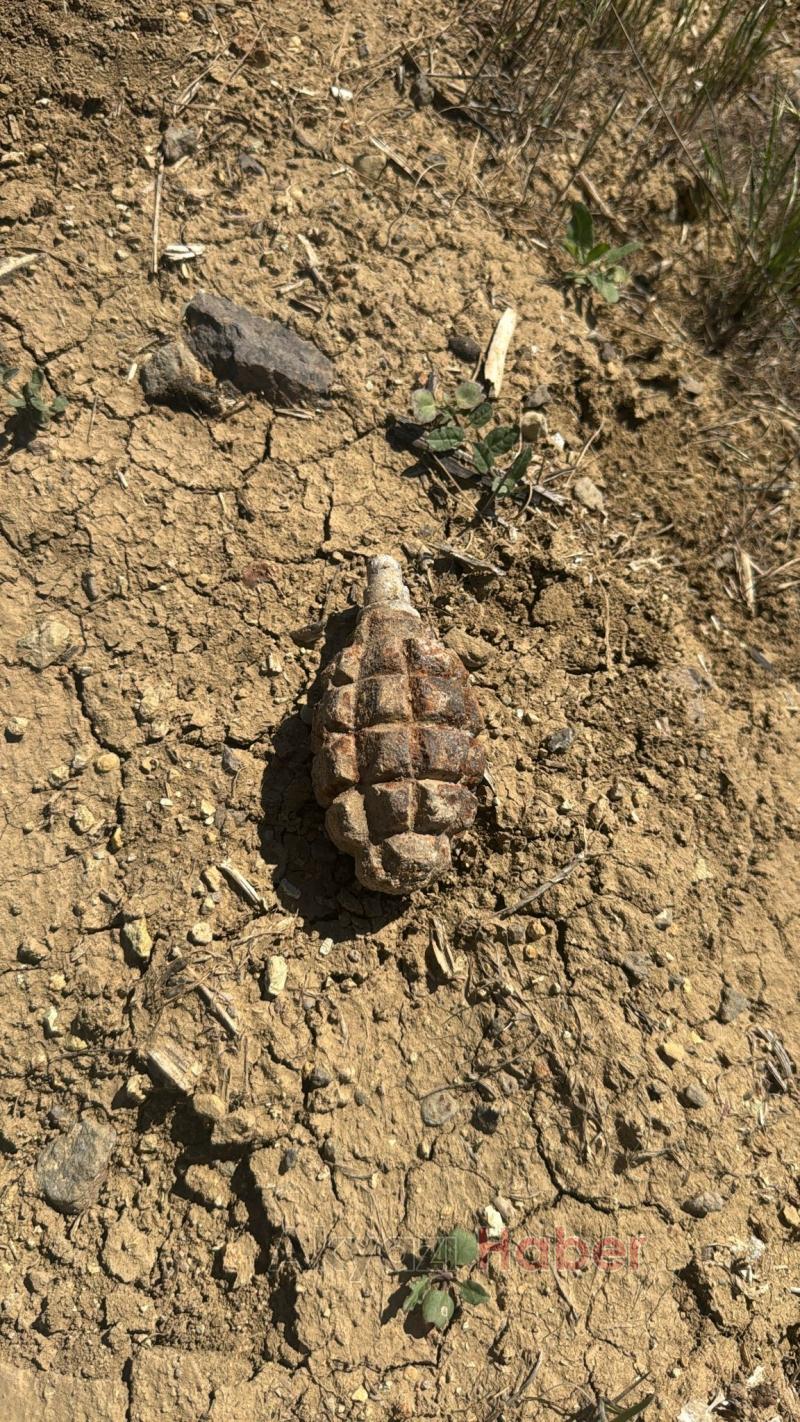 104 yıllık patlamamış el bombası bulundu