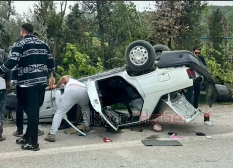 Otomobil fidanlığa daldı