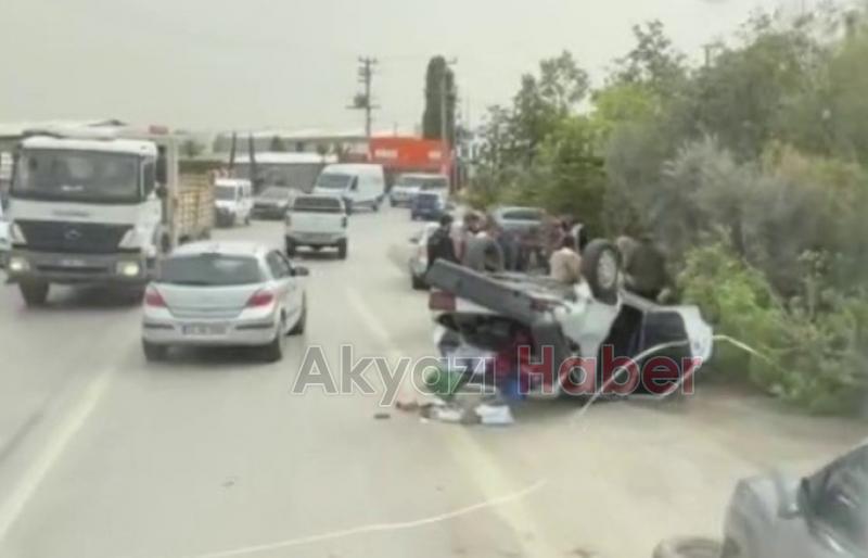 Otomobil fidanlığa daldı