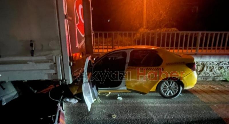 D-650'de feci kaza: 1 ölü, 1 yaralı