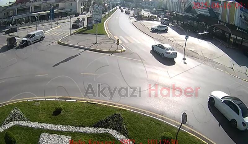 Sakarya'da 9 ayrı kaza kamerada
