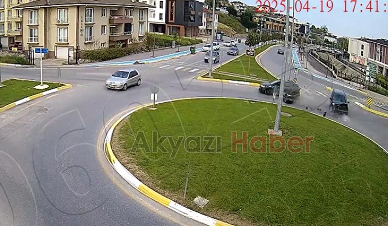 Sakarya'da 9 ayrı kaza kamerada