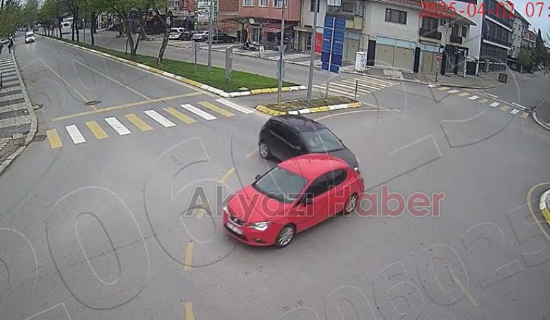 Sakarya'da 9 ayrı kaza kamerada