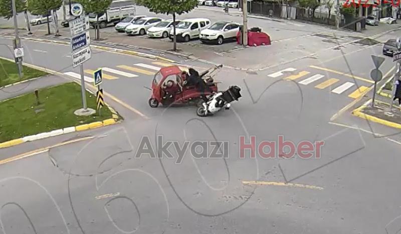 Sakarya'da 9 ayrı kaza kamerada