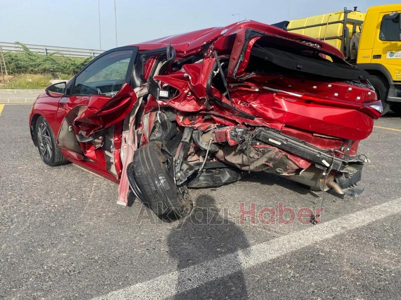 KMO'da zincirleme kaza: 5 yaralı