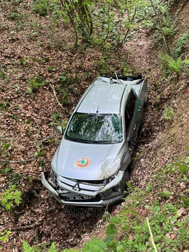 5 orman işçisi vardı, Şarampole uçtu