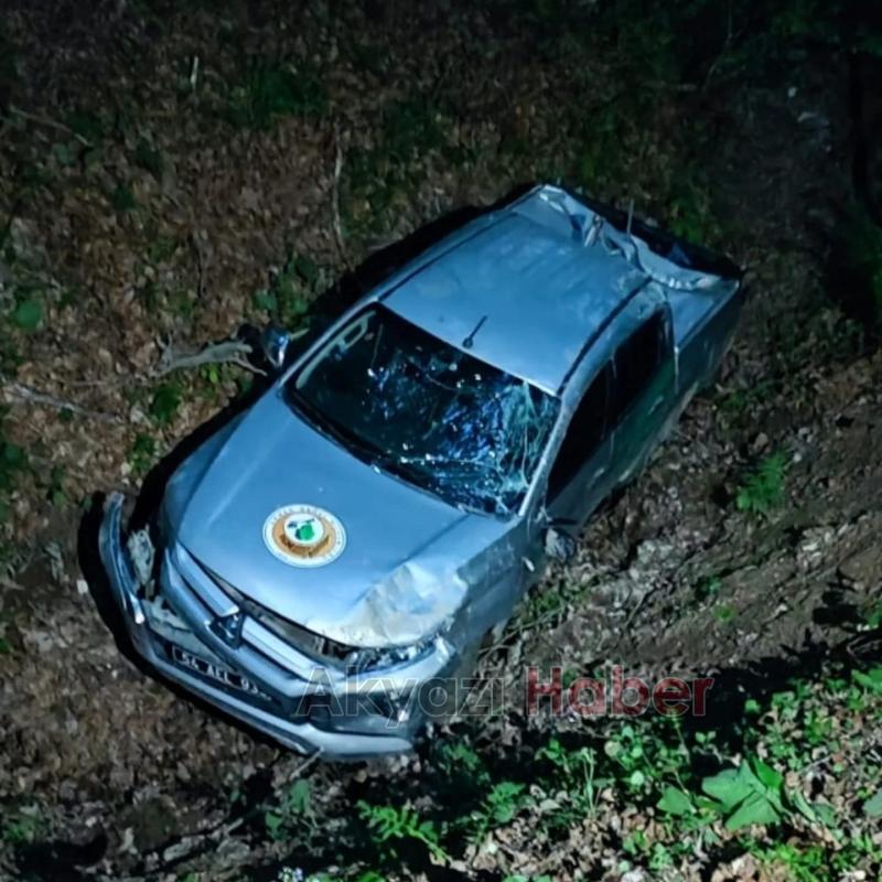 5 orman işçisi vardı, Şarampole uçtu