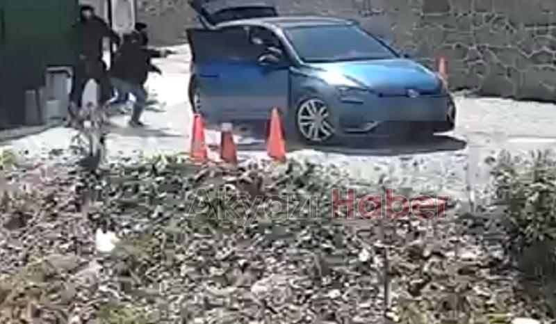 Bungalovda maskeli saldırganların kurşun yağdırdığı anlar kamerada