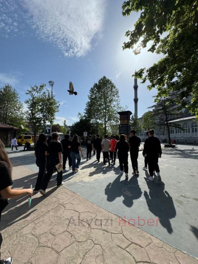 Eyyup Genç Fen Lisesi öğrencileri Akyazı'nın tarihini öğrendi