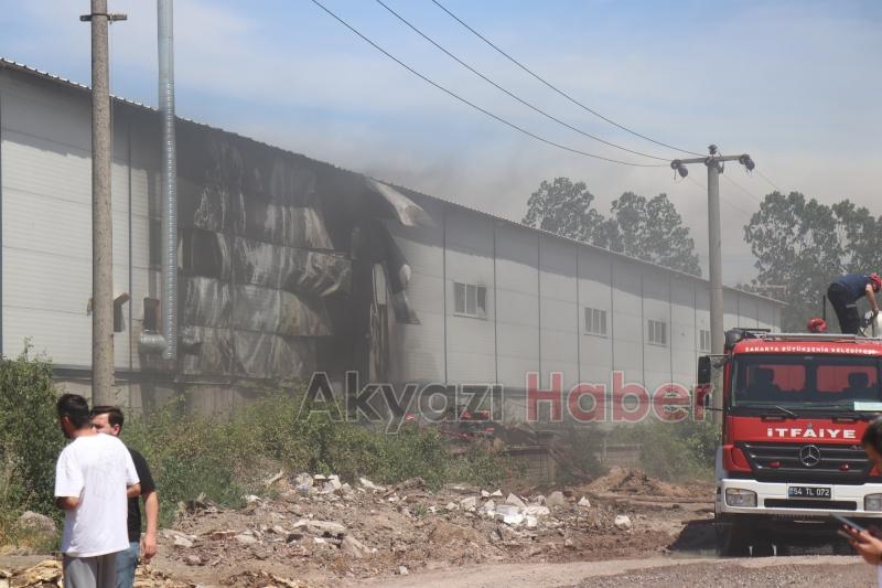 Sakarya'da fabrika yangını