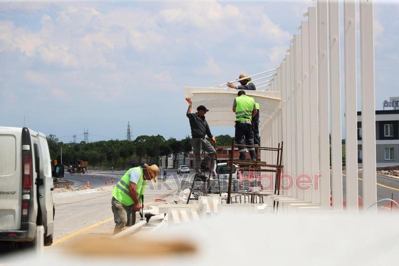 Sakarya da metrobüs hattında çalışmalar hızlandı