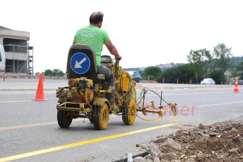 Sakarya da metrobüs hattında çalışmalar hızlandı