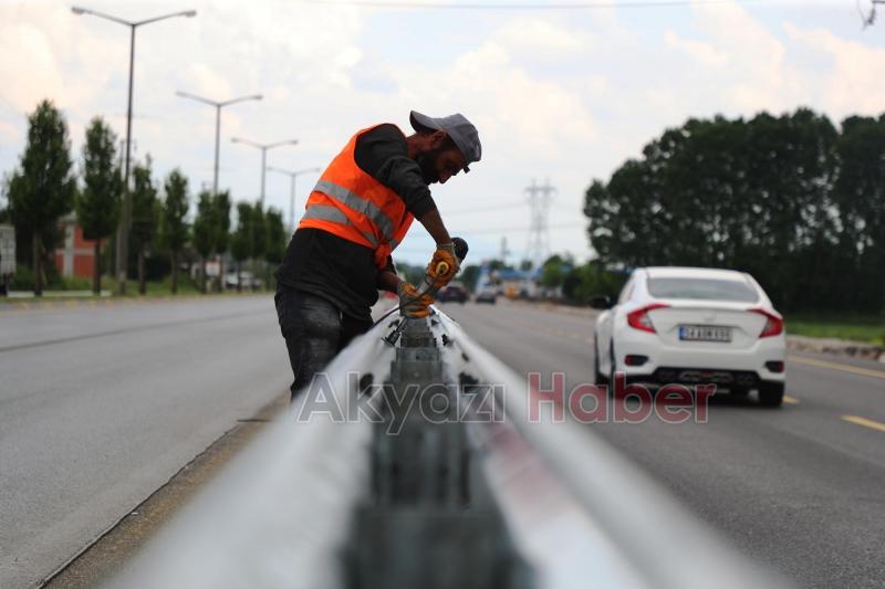Sakarya da metrobüs hattında çalışmalar hızlandı