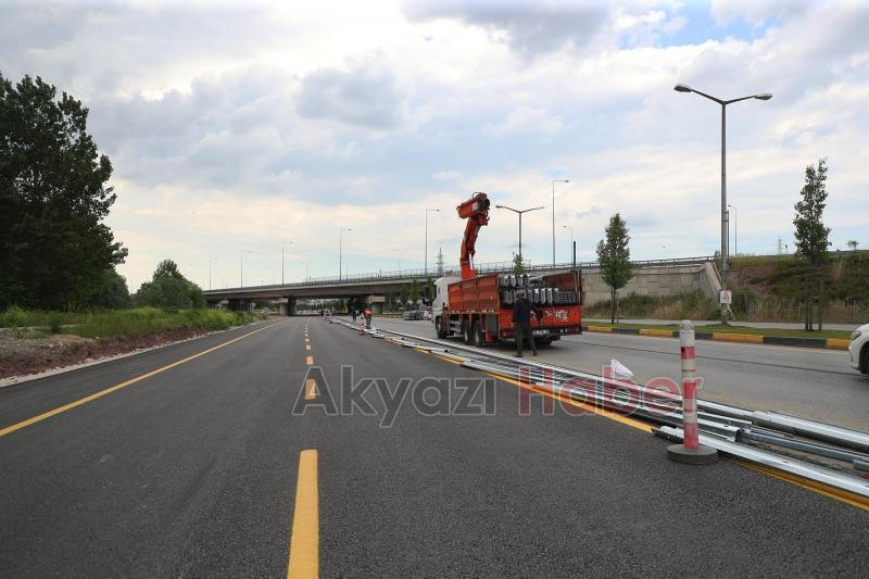 Sakarya da metrobüs hattında çalışmalar hızlandı